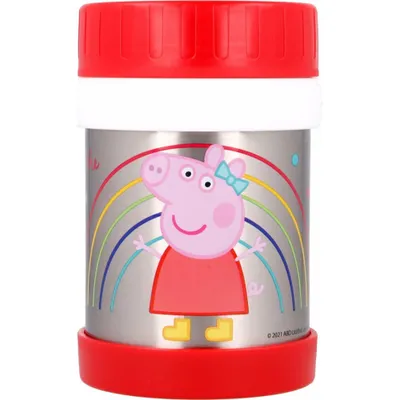 Produktbild von STOR Edelstahl-Thermoskanne fü r Lebensmittel Peppa Pig 284 ml
