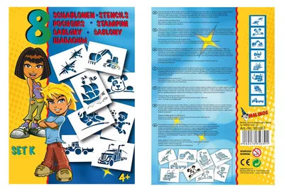 Image de Amewi BloPens Set de pochoirs K Technik / Boys