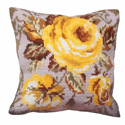 Immagine prodotto di CdA kit punto croce cuscino "Rose Antique" 5051, 40x40cm