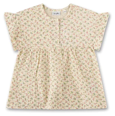 Produktbild von Sanetta Pure Mädchen-Bluse beige Blumen 98