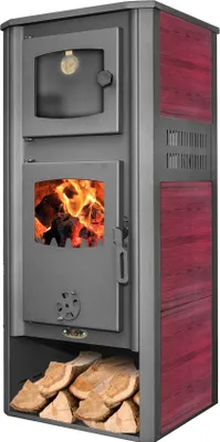 Obrázek produktu pro Krbová kamna Blist Ambasador LM R s troubou na pečení - 13 kW - Red