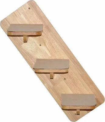 Produktbild von Katzentreppe 3-stufig – Kletterwand-Modul & rutschfest – 60 × 20 × 22 cm