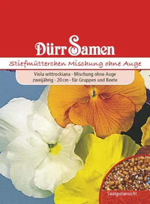 Produktbild von Stiefmütterchen ohne Auge Mischung | Stiefmütterchensamen von Dürr Samen
