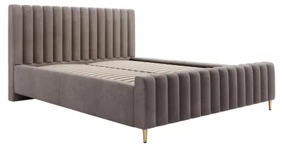 Produktbild von Polsterbett Excellent Home Lux 180x200 cm Amon 16 Braun Mit Metalllattenrost
