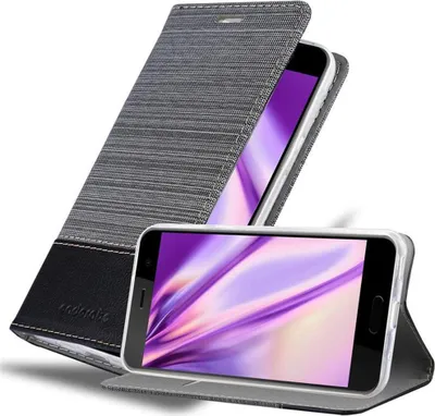Image de Cadorabo Housse pour HTC U PLAY Housse en gris Housse pour portable Etui Book Case Cover