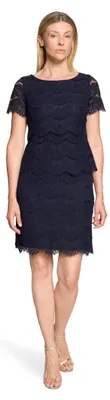 Produktbild von Vera Mont Damen 0018/4851 Kleid, Blau, 38 EU