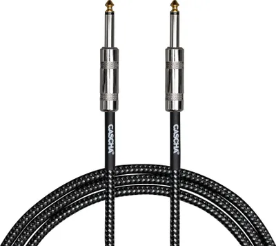 Image de Cascha Standard Line Guitar Cable 3 m Straight - Straight Instrument Cable