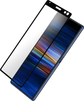 Produktbild von Avizar, Kratzfeste Displayschutzfolie aus Glas für Sony Xperia 10, Schwarz