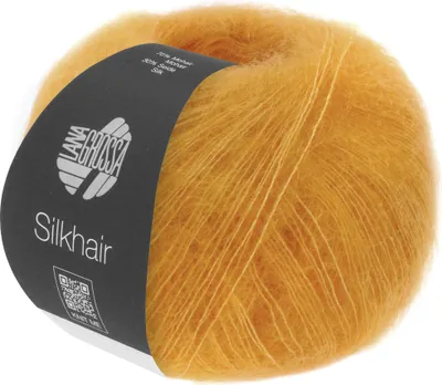 Produktbild von Lana Grossa Silkhair (feines Lace-Garn mit Seide), Farbe:176 - Goldgelb