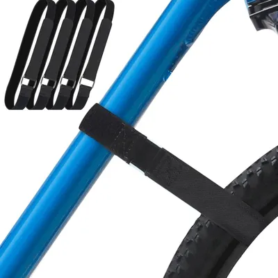 Obrázok produktu pre Popruhy na nosič bicyklov 80 cm x 2,5 cm, 4 ks, nastaviteľné, pre prepravu bicyklov