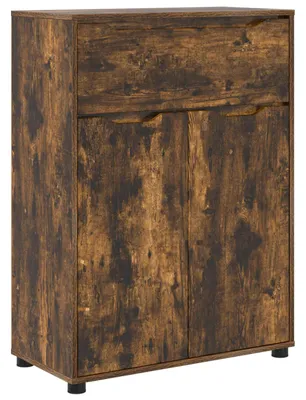 Zdjęcie produktu dla Szafka Łazienkowa z szufladą Dąb wędzony 72,5 x 36,5 x 100 cm