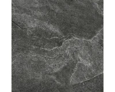 Produktbild von FLAIRSTONE Feinsteinzeug Terrassenplatte City Wave Black rektifizierte Kante 60 cm x 60 cm x 2 cm