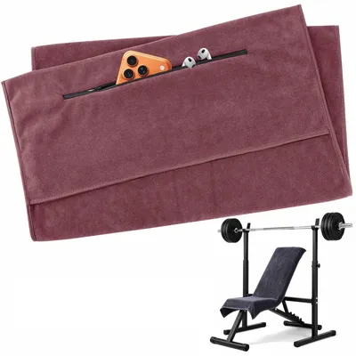 Produktbild von Schnelltrocknendes Fitnesshandtuch, 120 x 50 cm, in Lila