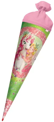 Produktbild von ROTH Schultüte "Einhornglück" rund 700 mm mit Effekt