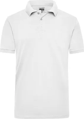 Produktbild von James & Nicholson Workwear Polo Men Gr. XL, weiß