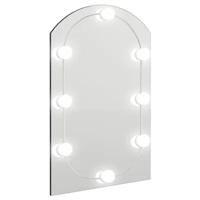 Productafbeelding van Spiegel met LED-verlichting boog 60x40 cm glas