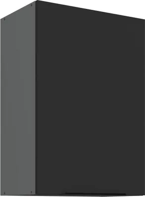 Image de Meuble haut de cuisine LUNARA - largeur 50 cm, noir/anthracite