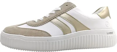 Image de Chaussures de randonnée Damenschuhe, chaussures à lacets, style sportif, couleur blanche, pour le quotidien
