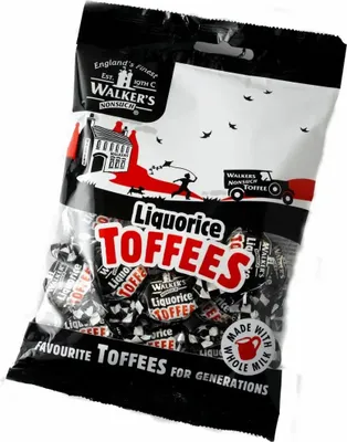 Produktbild von Toffees Lakritz 150g Walkers Toffees