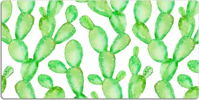 Produktbild von Schreibtischmatte Tischunterlage 100x50 cm Mauspad - Pastellkakteen