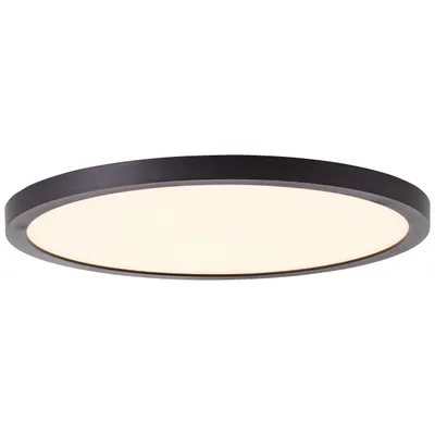 Produktbild von LED Deckenaufbau-Paneel, Ø 25 cm, 2100 lm, 2700 K, schwarz