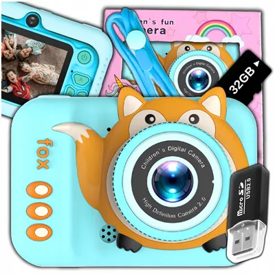 Produktbild von Digitale Kinderkamera 40Mp Spielkamera Mit Spielen + 32Gb Karte