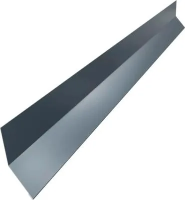 Produktbild von PRECIT Wandabschlußprofil gerade für Trapezblech anthrazitgrau RAL 7016 2000 mm x 30 mm x 0,5 mm