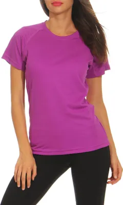Produktbild von Mivaro Damen Sport T-Shirt atmungsaktiv schnelltrocknend Funktionsshirt aus Polyester mit Cool Dry Effekt Regular Fit