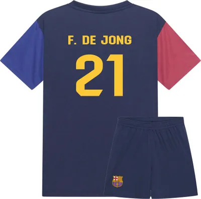Produktbild von FC Barcelona Fußball Trikot Set Frenkie Heim - 2025-2026 - 128
