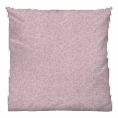 Produktbild von biberna Melange-Flanell Kissenbezug, Kissen Bezug, Kissenhülle, Kopfkissenbezug, Baumwolle, Rose, 80 x 80 cm, 0840500/017/010/001