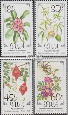 Produktbild von Briefmarken Namibia - Südwestafrika 1990 Mi 664y-667y (kompl.Ausg.) FDC Blüten