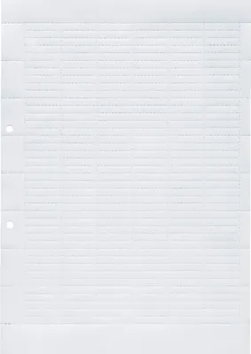 Produktbild von Etiketten aus Papier, zum Selbstbeschriften, weiß, Papier, 6,3x27mm, 2400/VE