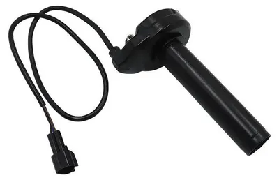 Obrázek produktu pro Rukojeť plynu na motocykl, odolný materiál, lepší ovládání, černá