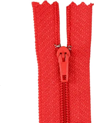 Produktbild von 1 Reißverschluss spiral 25cm x 3mm unteilbar, Autolock, wähle aus 35 Farben, Farbe:148 rot