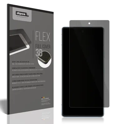 Produktbild von Full Cover Privacy Blickschutzfolie für Google  Pixel 7a Folie Anti-Shock
