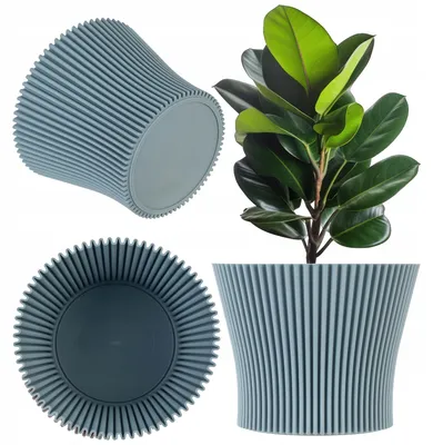 Obrázek produktu pro Kadax, květináč, 17 cm, plast, zelený, květináč