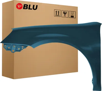 Immagine prodotto di BLU Parafango compatibile con VW Volkswagen Golf V 5 Kombi / Jetta LC5F Sinistra Blau GraphitBlau | 2003-2009 | Anteriore | Verniciato | Pronto per il montaggio | Acciaio