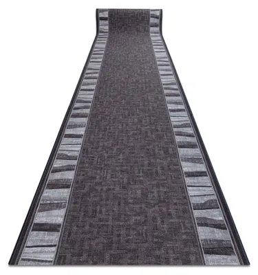 Image de TAPIS DE COULOIR antidérapant LINEA gris 100cm gris 100x950 cm