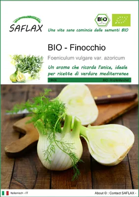 Immagine prodotto di SAFLAX  -- Finocchio - 100 semi - Foeniculum
