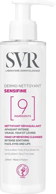 Immagine prodotto di SVR Sensifine Dermo Cleanser Fluido detergente delicato per viso e occhi, 200 ml