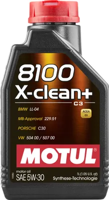 Produktbild von Motul 8100 X-clean+ 5W-30 1 Liter