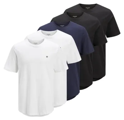 Produktbild von JACK & JONES JPRBLABRODY Tee SS Crew Neck 5PK MP