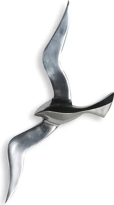 Produktbild von GILDE  Wandobjekt Flying Bird poliert H. 48 cm,32728