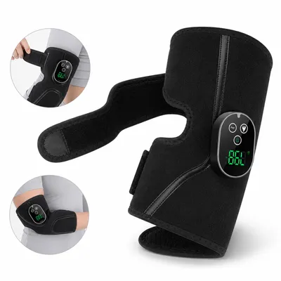 Produktbild von Elektrische Ellbogenbandage mit Wärme & Massage, 3000mAh Akku, kabellos, 5 Wärmestufen bis 65°C, 3 Massage Modi, für Tennisellenbogen & Schmerzlinderung