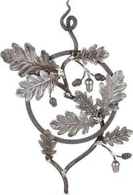 Immagine prodotto di LogistSystem - Ferri battuti Ornamento in ferro battuto 480x320mm - ad es. come elemento per inferriate - ringhiere - recinzioni - cancelli - rosoni - grate 13.035