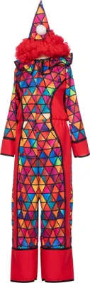 Produktbild von Clown Jongen Kostuum Rood (Jumpsuit) 128