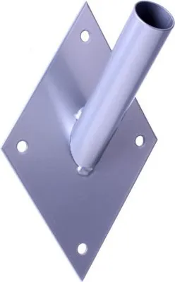 Produktbild von Najder Fahnenhalter Fahnenmasthalter Fahnenwandhalter Fahnenmast Fahne Flagge Einzelhalterung Silber (1-armig)