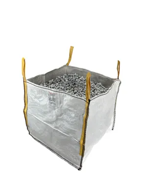 Produktbild von Berger & Schröter | Big Bag 90x90x90 cm 1500 kg Tragkraft, 729l, 4 Hebeschlaufen, Polypropylen, für Bauschutt, Gartenabfälle