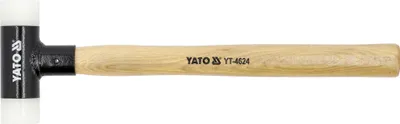 Produktbild von Yato YT-4624, Rückstoßfreier Hammer, Polyurethan (PU), Holz, Schwarz, Holz, 31,8 cm, 265 g
