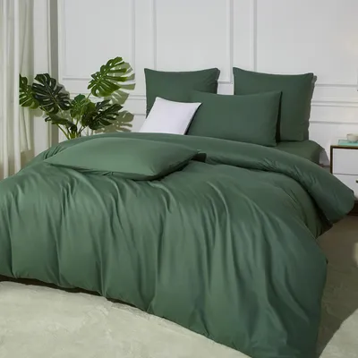 Productafbeelding van Katoenen beddengoedset, 135 x 200 cm, inclusief dekbedovertrek en kussensloop
